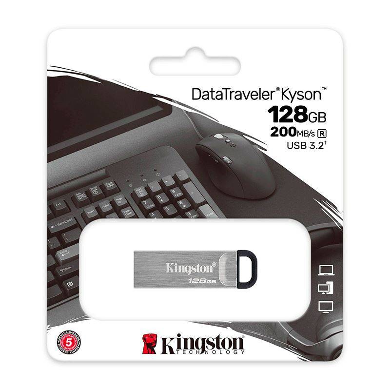 ULTRA VELOCIDAD USB 3.2 128 GB Kingston Ultra Rapida(200MB/S)